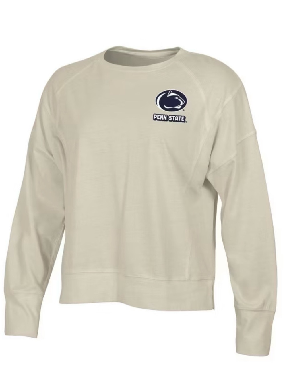 Rivalry Threads Cream Penn State Logo Crewneck